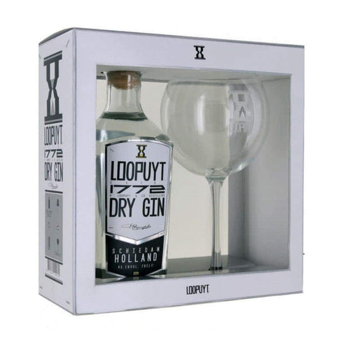 Loopuyt Dry Gin + Coppa Glas | 40% - 0,7L