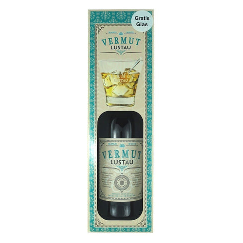 Lustau Vermut White Onpack GP mit Glas | 15% - 0,75L