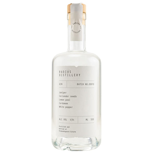 Radius Distillery London Dry Gin Batch 10 | 43% - 0,5L
