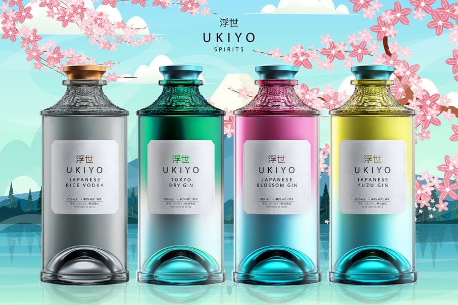 UKIYO Gin Kollektion auf Drinkevolution.de